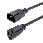 Startech 1415R-3F-POWER-CORD 3FT Extension C14TONEMA5-15R Us Cable. Fixed Price $9.87.