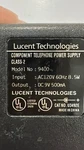Lucent Technologies Ac Adapter Adaptor Model 9400 Telephone Power Supply. Fixed Price $13.42.