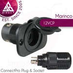 Marinco 12VCP 3-WIRE Connectpro Plug & Socket 12-24V Dc 40A For Marine Boats. Fixed Price $59.35.