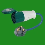13A Pin Plug To 16A Caravan Ceeform Socket, Fly Lead Converter, 200MM Cable. Fixed Price $20.12.