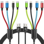 4 1 Multi Charging Cable 2PACK 5FT , Tangle Free Usb Car Charger .... Fixed Price $27.99.