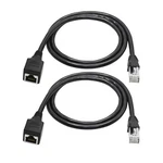 Maixbomr 2PCS CAT6 Ethernet Extension Cable 1.5FT, RJ45 To Female.... Fixed Price $15.93.