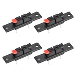 4PCS Way Spring Speaker Push Release Connector Terminals Strip Block WP2-35. Fixed Price $15.52.
