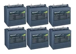 Rocket L-875 170AH 8V Deep Cycle Golf Cart Battery Replaces T-875 (set Of 6). Fixed Price $1349.99.