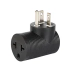 Plugrand 4 In Angled Power Adapter, Nema 5-20P To 5-15R, 5-20R, 6-15R, 6-20R. Fixed Price $12.95.