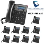 10 Pack Set Grandstream Small Business 1-LINE Ip Phone With Poe Lcd GXP1615. Fixed Price $379.95.
