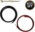 4AWG6 Power Bright High Amperage Copper Set Of Battery Cables. Fixed Price $32.99.