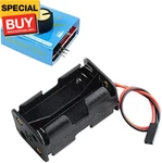 4 Cell Aa Battery Holder Case With Jr Connector 2P Black Red Wire + 3CH Digital. Fixed Price $13.78.