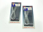 Qvs CC933-07 6 Wire Flat Telco Straight Thru Cable RJ12M/M 7FT Lot Of. Fixed Price $18.04.