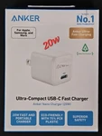 Anker 20W Pd Nano Usb-c Fast Wall Charger. Fixed Price $10.00.