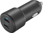 Insignia- 40W Car Charger For Smartphones, Tablets And More Black. Fixed Price $14.99.