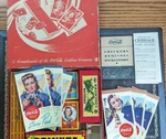 1940S Coca-cola Wartime Game Box Milton Bradley Dominos Checkers Cribbage Coke. Fixed Price $600.00.