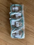 4 Monoprice OM3 Fiber Optic Cable-lc/st, 50/125 Type, MULTIMODE,DUPLEX,10GB,2M. Fixed Price $15.00.