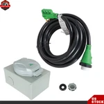 Amp 30 Ft Rv Extension Cord + Power Inlet Box Nema 14-50P To SS2-50R 3-PRONG. Fixed Price $114.34.