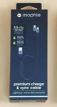 New Mophie Pro 6.5' Universal Braided Nylon Charging Cable For Android & Iphone. Fixed Price $13.25.