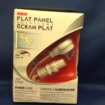 New! Rca Flat Panel Power Cord .9M/3FT. Fixed Price $18.06.