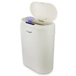 Elama 13 Gallon Automatic Sensor Hands Free Round Top Trash Can In White. Fixed Price $71.75.