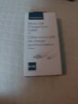 Insignia Micro Usb Charge/sync Cable, Flat, 4 Ft., White. Fixed Price $8.00.