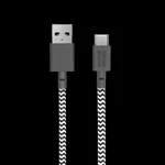 Native Union Xl- 10' Usb"a' To 'c' Charging Cable (ultra Strength) Zebra. Fixed Price $12.00.