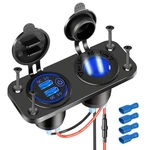 Upgraded Cigarette Lighter Socket Outlet Splitter, Quick Charge 3.0 Usb Cha.... Fixed Price $16.93.