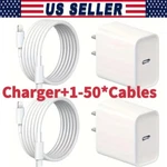 Fast Charger Usb Charging Cable For Iphone 14 13 12 11 Pro Max Xr 8 Ipad Lot. Fixed Price $7.78.