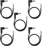 (5 Pack) Replacement 3.5MM X 1.35MM 90 Degree Right Angle Dc Power Male Plug.... Fixed Price $14.52.