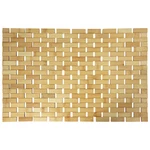 Megachef Bamboo Wood 16.25 X 24.5 Inch Rectangle Bathroom Mat. Fixed Price $51.05.