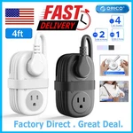 Orico Travel Power Strip With Outlet 3 Usb Charging Station 4FT Extension Cord. Fixed Price $13.14.