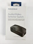 Insignia Audio Video Selector Switch Av A/v Rca NS-VS314. Fixed Price $12.50.