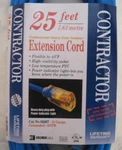 Coleman Cable Cat. No 02467 25 Ft. 14/3 Sjtw, Blue Extension Cord Low Temp. Fixed Price $34.99.