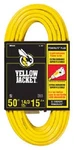 Coleman Cable 2887 Yellow Jacket 50' 15A 14/3 Heavy Duty Extension Cord. Fixed Price $77.69.