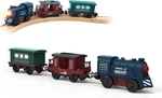 Electric Wooden Train For Kids 3+ Battery Powered Compatible With Brio & Thomas. Fixed Price $21.85.