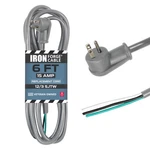 Iron Forge Cable Flat Plug 12 Gauge Power Cord Replacement Open End - 6FT,15 .... Fixed Price $34.70.