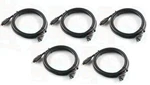 (five) Monoprice 6' Toslink Digital Audio Fiber Optic Cable TT-50-06. Fixed Price $14.95.