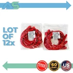 Lot Of 12 Raritan Securelock SLC20C19-6FTK1-6PK Power Cords Cables Red. Fixed Price $71.99.