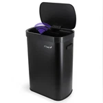 Elama 13 Gallon Automatic Sensor Hands Free Trash Can In Black. Fixed Price $104.73.