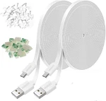 Jjmasee 2PACK Power Extension Cable For Wyze Cam Ft, White. Fixed Price $19.49.