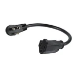 Startech PAC101R1 1FT Power Extension Cord Right Angle Nema 5-15P To 5-15R. Fixed Price $15.49.