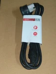 Radioshack 6-FT Grounded Black Power Cord Mouse Ears Plug / Mickey Style C5. Fixed Price $7.55.