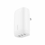 Belkin WCC002DQWH Boostcharge Portable Triple Usb-c 67W Wall Fast Charger White. Fixed Price $49.34.