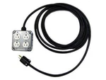 Usa Made Cbi Quad Duplex Box 4 Ac Outlets 12/3 Hardwired Power Extension Cable. Fixed Price $89.95.
