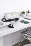 Desk Power Hub Clamp 2 Outlet Usb-c Usb-a Byrne S300 Office Mount. Fixed Price $59.99.