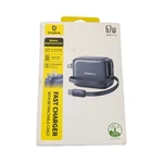 PP7U Baseus Enercore W/ Single Retractable Usb-c Cable Charger 67W Black Read. Fixed Price $29.99.