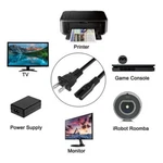 X I-sheng IS-033C E55943 7A 125V Prong Round Power Cable Cord Black. Fixed Price $9.99.