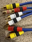 Lot Of 3 Tributaries Delta Audio/video Digital Rca 2M Cables With Connector. Fixed Price $15.00.