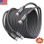 240W Usb To Cable 10FT, 2-PACK, Super Fast Charging Type Charger Cord. Fixed Price $13.87.