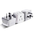 Ceptics Australia Power Plug Adapter, 2 In 1 Type 3 Pack, White Gray. Fixed Price $21.91.