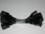 14AWG Pdu Power Monitor Adapter Cord Lot Of 5, In. Iec 320 C14 Nema 5-15R, 8". Fixed Price $27.95.