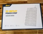 Superdanny Power Strip Surge Protector With 22 Ac Outlets. Fixed Price $15.99.