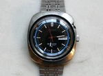 Vintage Seiko Bell-matic 4006-6029 Black Dial / Blue Ring Alarm Watch Running. Fixed Price $399.95.